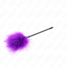 Kink - Plumes Tickle Violes Utilisées Pour Le Kit Bondage 27 Cm